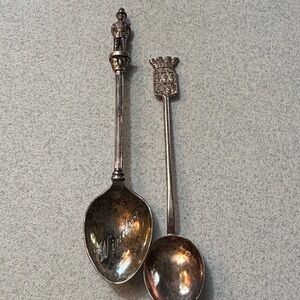 Vintage Silver Decorative Spoons